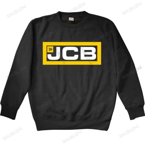 Men autumn sweatshirt black hoody Midnite Star Excavator Jcb hoodies Men Tops long sleeve JCB warm hoody