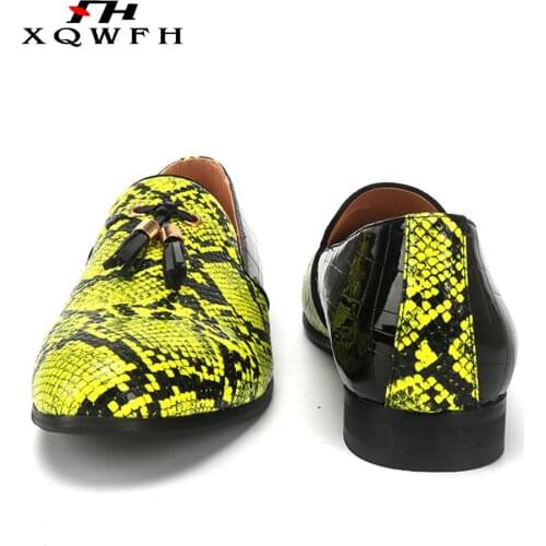 2019 New Colorful Men Casual Shoes Party and Wedding Mens Loafers Breathable Footwear Mixed Colors Walking Male Flats