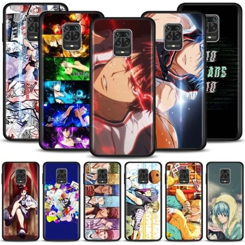 TPU Soft Case for Xiaomi Redmi Note 10 Pro 8T 9T 9S 7 8 9 Pro 7A 8A 9A 9C Matte Phone Cover Funda Capa Kuroko No Basket Anime