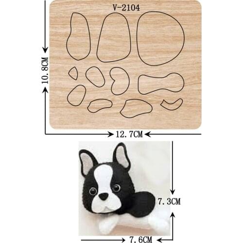 New Dog wooden dies cutting dies for scrapbooking Multiple sizes V-2104