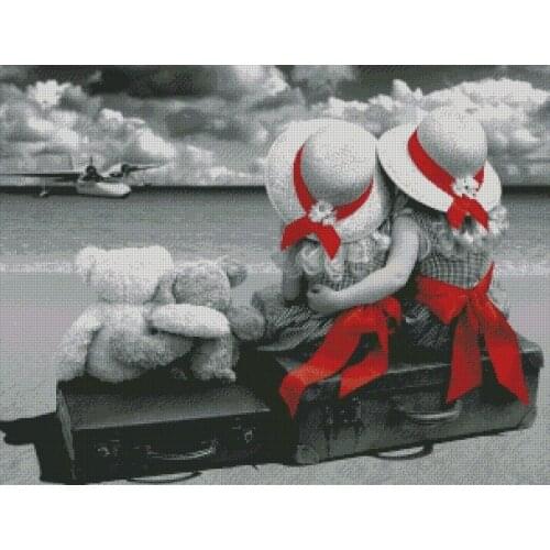 New Embroidery Counted Cross Stitch Kits Needlework - Crafts 14 ct DMC DIY Arts Handmade Decor -Girls friend