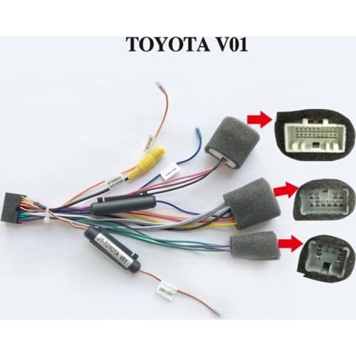 New ARKRIGHT Special Car Radio Harness Cable Only For Toyota Car Adaptor
