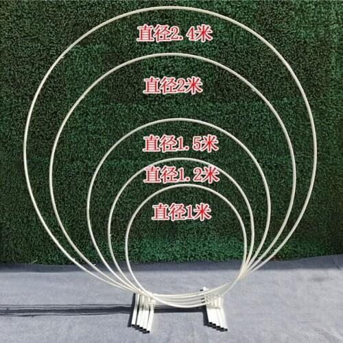 Huge Circle ArchMetal Wedding Marriage round backdrop arch stand birthday party DIY decoration stage Background Frame
