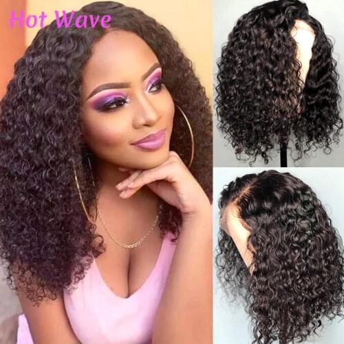 Water Wave Wig 13x4 Lace Frontal Human Hair Wigs Wet And Wavy Short Bob Lace Closure Wigs For Black Women Brazilian Vingin Hair