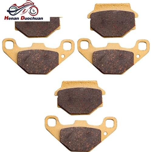 Front Rear Brake Pads For DINLI DL450 RS DL901 DL 901 For APACHE F 100 F100 RLX320S RLX320 Utility RLX 320 450 RLX450 RLX450S