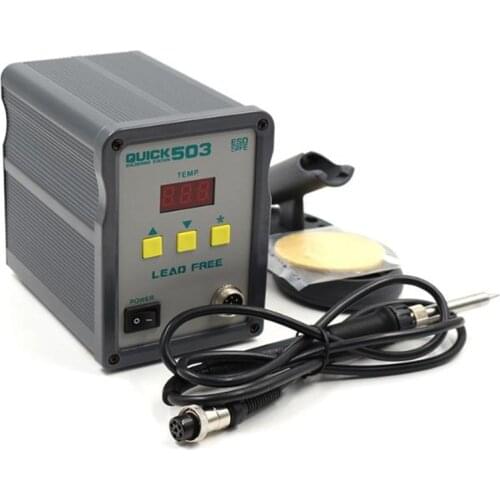 QUICK503 60W Intelligent High Frequency Lead-free Soldering Station QUICK504 Repair Mobile Phone Digital Display Soldering Iron