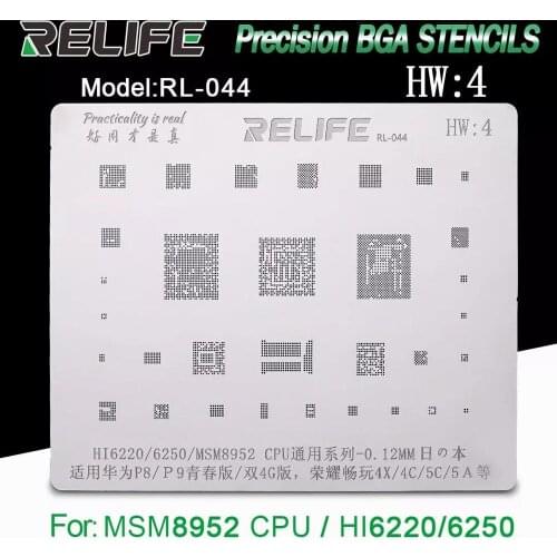 RL-044 Steel net for iphone series A8A9A10A11A12 CPU EMMC EMPC SAM MTK for iPhone x multi-purpose first vent Plant tin net