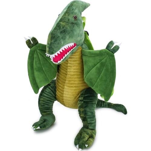 Dinosaur Backpack Cute Animal Flying Dragon Cartoon Plush Backpack Dinosaurs Bag for Children Kids Gifts