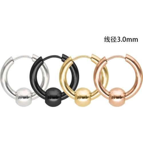 FairLadyHood Hoop Earrings For Women Trendy Stainless Steel