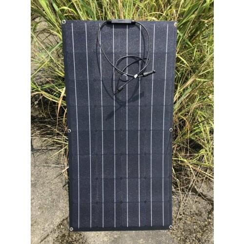 Solar Panel 1000w Etfe Solar Panel 100w 12v Flexible Solar Panel 100w Solar Battery Charger Car Camping Caravan Motorhomes Boat