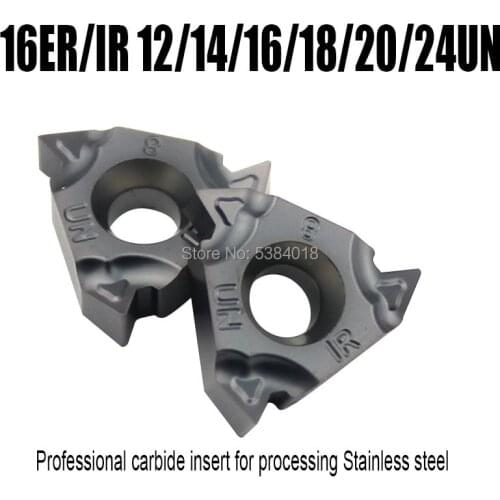 16ER/IR 12/14/16/18/20/24 UN Thread turning tool carbid insert Lathe Turning tool specialize in stainless steel and common steel