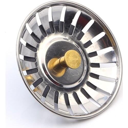 High Quality Stainless Steel Kitchen sink Strainer Stopper Waste Plug Sink Filter filtre lavabo bathroom hair catcher