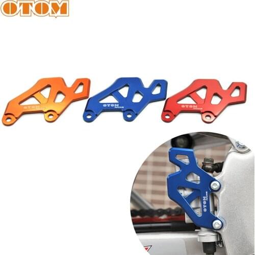OTOM Motorcycle Rear Brake Front Pump Protection Cover Brakes Caliper Bracket Adapter Cap Guard For KAYO T4 K6 GUIZUN MX4 BOSUER