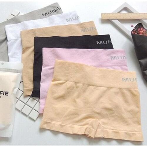 Women Safe Short Pants Sale Free Size 1PC Mid-rise Pants Womens Four-corner Seamless underpants Women Safety Pants High Elastic