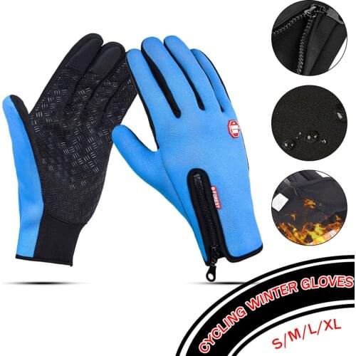 Winter Thermal Warm Touchscreen Cycling Bicycle Bike Ski Outdoor Camping Hiking Motorcycle Skiing Gloves Sports Full Finger
