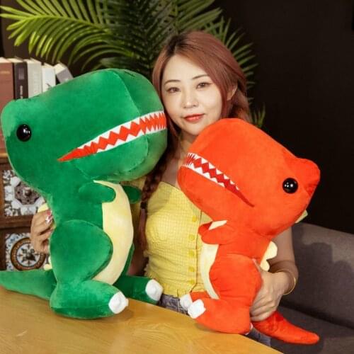 1pc 55/70cm Cute Dinosaur Plush Toys Cartoon Tyrannosaurus Cute Stuffed Animal Toy Dolls for Kids Children Boys Birthday Gift