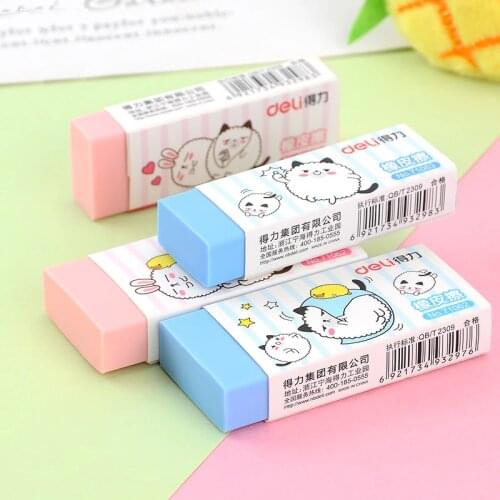 30Pcs Cartoon Erasers Student Pencil Eraser Correction Homework Art Class Sketch Drawing School Stationery Office Supplies 71062