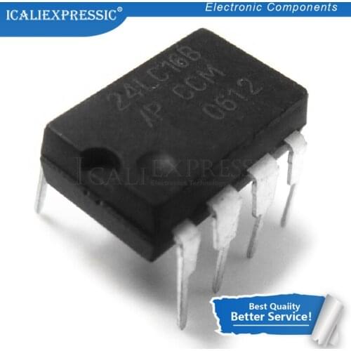 5PCS 24LC16B-I/P 24LC32-I/P 24LC64-I/P 24LC128-I/P 24LC512-I/P DIP-8 24LC256 24LC32 24LC512 24LC64 DIP8