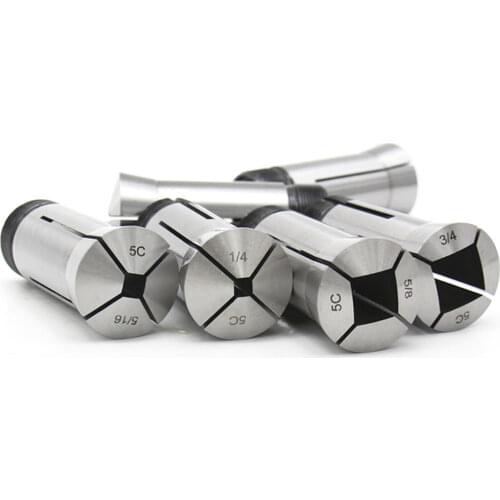 6pcs/set square hole type 5C collet spring collet ,range from 4mm 6mm 8mm 10mm 12mm 14mm for milling machine
