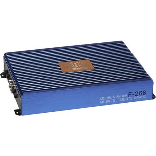 Car amplifier 4-channel music element car audio replace DSP amplifier push subwoofer speaker, S/N: 95dBA, distortion: 0.1