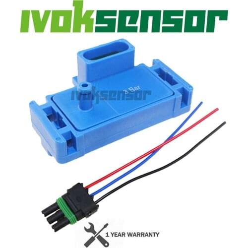 3Bar MAP Sensor For Chevy Chevrolet Cavalier Corsica 2.0L 2.2L 2.3L 2.4L 2.8L 3.1L 213-1562 12223861