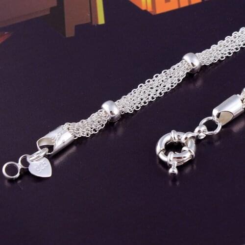 Cheap 22inch silver plated chain wholesale net design 6mm width silver wedding 2016 chain necklace factory Distribution