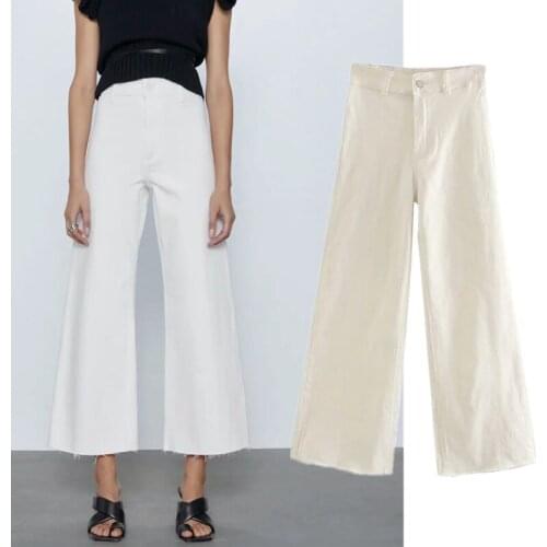 Jenny&Dave woman high waist jeans england style high street solid simple loose denim pants vintage mom jeans flare for women