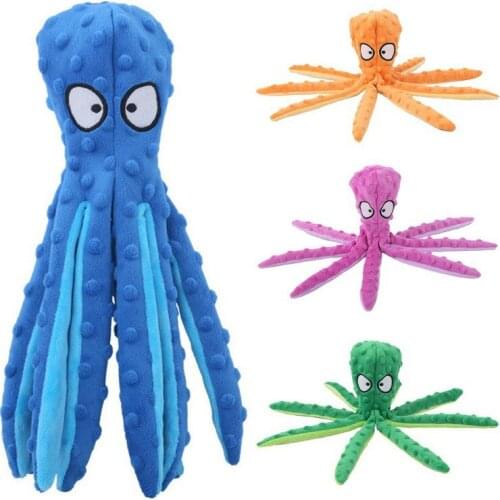 Pet Puzzle Bite Resistant Toys Octopus Skin Shell Octopus Plush Dog Toy Interesting Cute Animal Puppy Pet Accessories