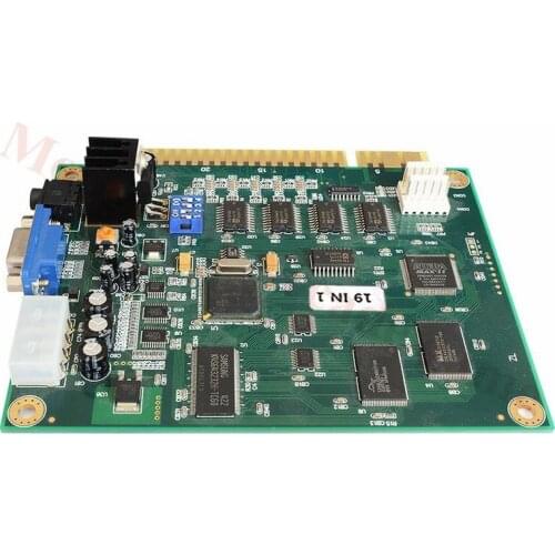 Classical multicade Game 19 in 1 game PCB board Jamma multi support CGA and VGA suitable for horizontal monitor