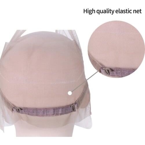 Lace Wig Cap For Full Hand Made For Customizing Wigs With Adjustable Straps 2PCS 360 Lace Caps
