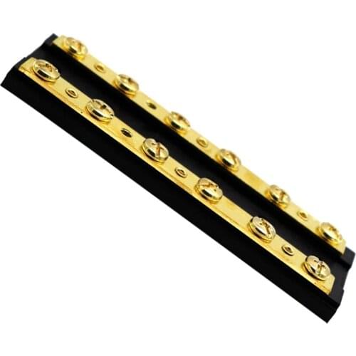 Boat Marine Terminal Block 60A Brass Bus Bar Power