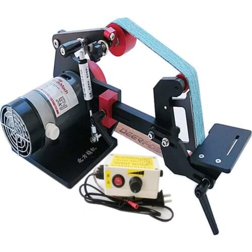 Small Belt Machine Industrial Grade Desktop Home DIY Electric Fixed Angle Polishing Sharpener Grinding Machine Grinder 800W
