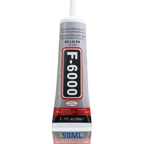 F6000 50ml Multipurpose Industrial Adhesive Jewelry Crafts Rhinestone Crystal DIY Fix Phone Screen Glass Glue Nail Gel DIY Tools
