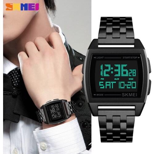 SKMEI Sport Digital Watch Men Brand Luxury LED Electronic For Male Wristwatches Military Waterproof Clock Relogio Masculino
