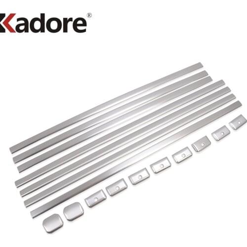 Side Door Track Path Slide Rail Cover Trim For Toyota Sienna 2019 2020 Stainless Steel Car Decoration Styling Accessories