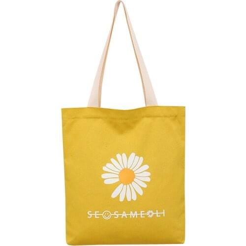 Daisy 2020 new one-shoulder canvas bag large capacity student hand bag
