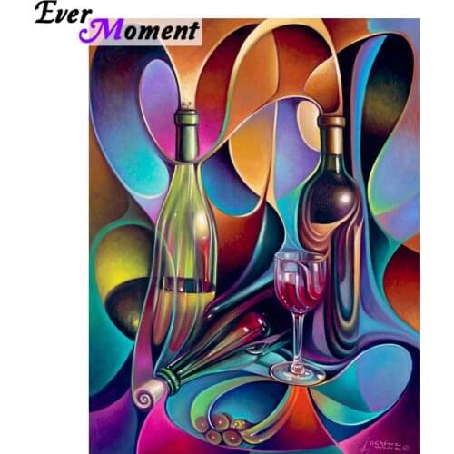 New Diy Diamond Embroidery Abstract bottle Square Diamond Painting Cross Stitch Full Mosaic Crafts Kits For Needlework ASF645
