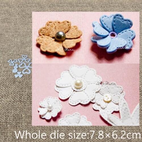 New Design Craft Metal Cutting Die die cuts flowers decoration scrapbook Album Paper Card Craft Embossing die cuts