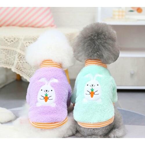 Pet Clothes Cute Fruit Print Coat Small Medium Dog Cat Shirt Jacket Teddy French Bulldog Chihuahua Winter Outfit