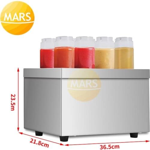 Squeeze Bottle Cooler New Cheese Salad Sauce Dressing Bar Cold Jams Sauce Dispenser Machine