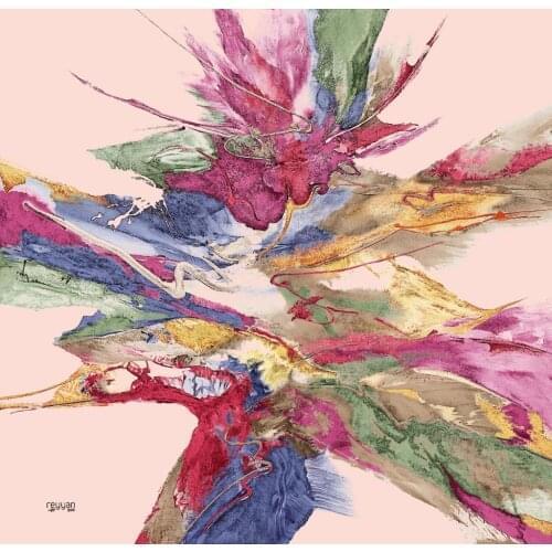 REYYAN SILK TEXTURED OYALIK WRITING PATTERN-14651-RENK-15