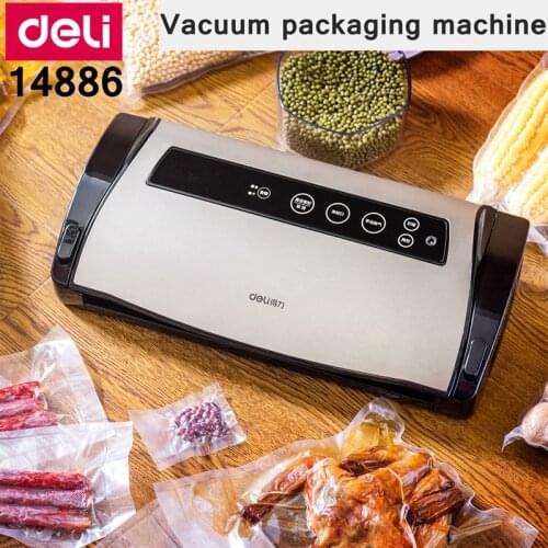 [ReadStar]Deli 14886 vacuum packaging machine food sealing machine 220V 50HZ food binding machine household cammercial