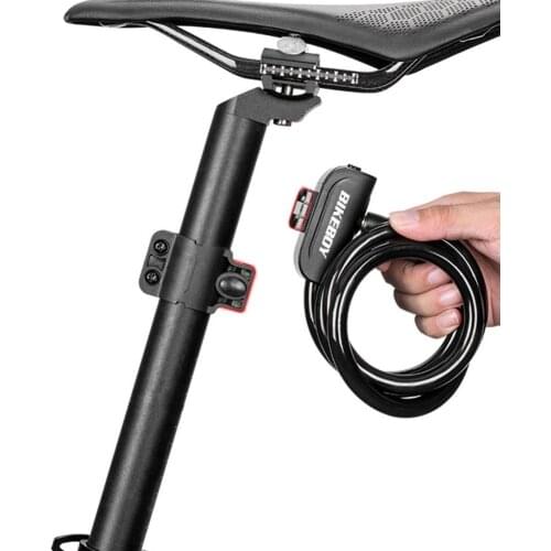 Bike Bicycle Lock Anti-theft Security Bicycle Accessories For Road Bike Mtb Electric Battery Bike Cycling Lock Black/blue/orange