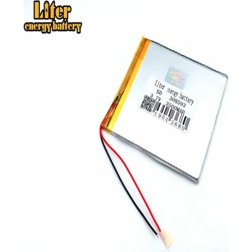 1PCS 308593 308595 3500mAH lithium polymer Universal 7 inch Tablet PC batteries batteries