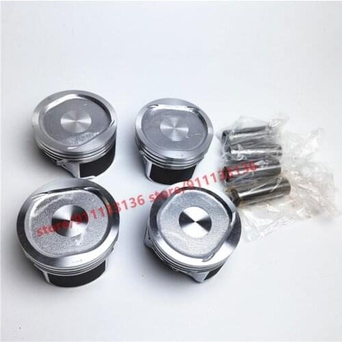 4pcs/set Engine Piston For Chery A5 Fora Tiggo Eastar A3 M11 Skin V5 2.0L 484F-1004020