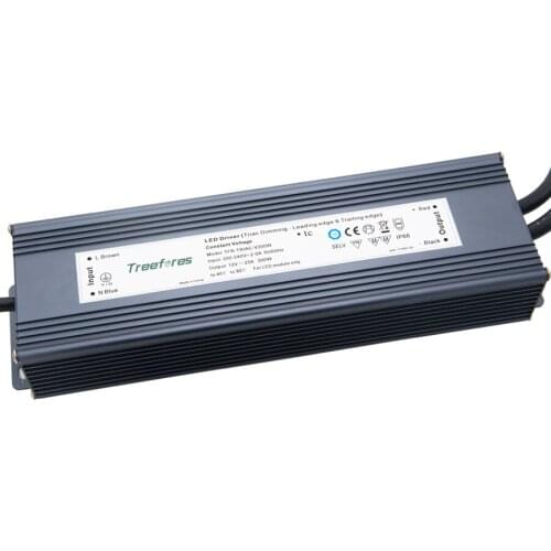 IP66 Triac DALI 0-10V 1-10V PWM LED Driver Adapter AC to DC 12V 24V Power Transformer 80W 100W 120W 150W 200W 300W 360W Supply