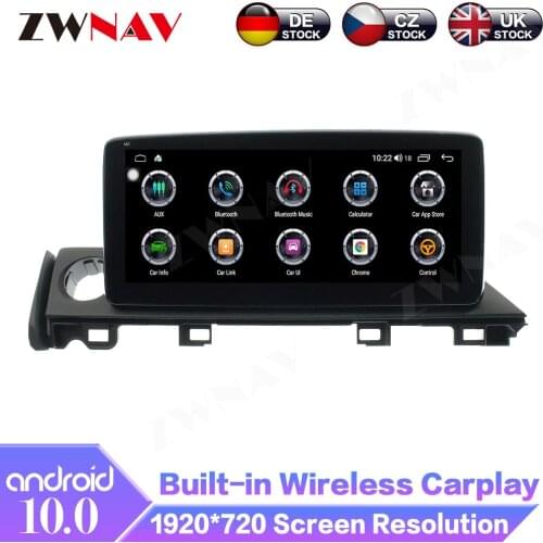 Android 10.0 8+128GB Car GPS Navigation For Mazda 6 2017-2020 Multimedia Player Radio 4G LTE Carplay Auto DSP Carplay ISP Touch