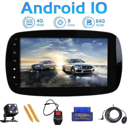 ZLTOOPAI Car Media Player For Mercedes Benz SMART 2016-2018 Android 10.0 Multimedia GPS Navigation Wifi IPS Auto Radio Player