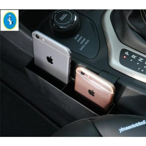 More fashion! For Jeep Cherokee 2016 ABS Storage Pallet Armrest Container Box 1 Pcs