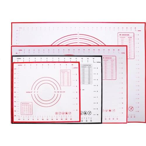 Large Reusable Silicone Baking Mat Eco-Friendly Pastry Pad For Rolling Dough Pad Non-stick Oven Patisserie Baking Accessories